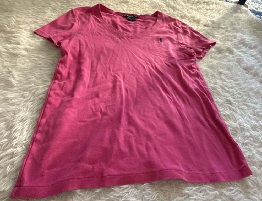 Ralph Lauren Sport Women's Pink Short Sleeve T-Shirt Size XL